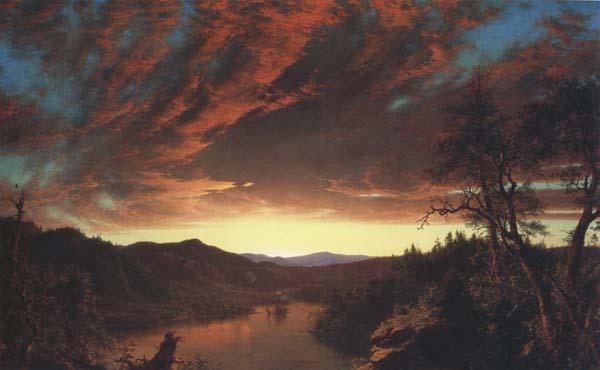 Frederic E.Church Twilight in the Wilderness oil painting picture
